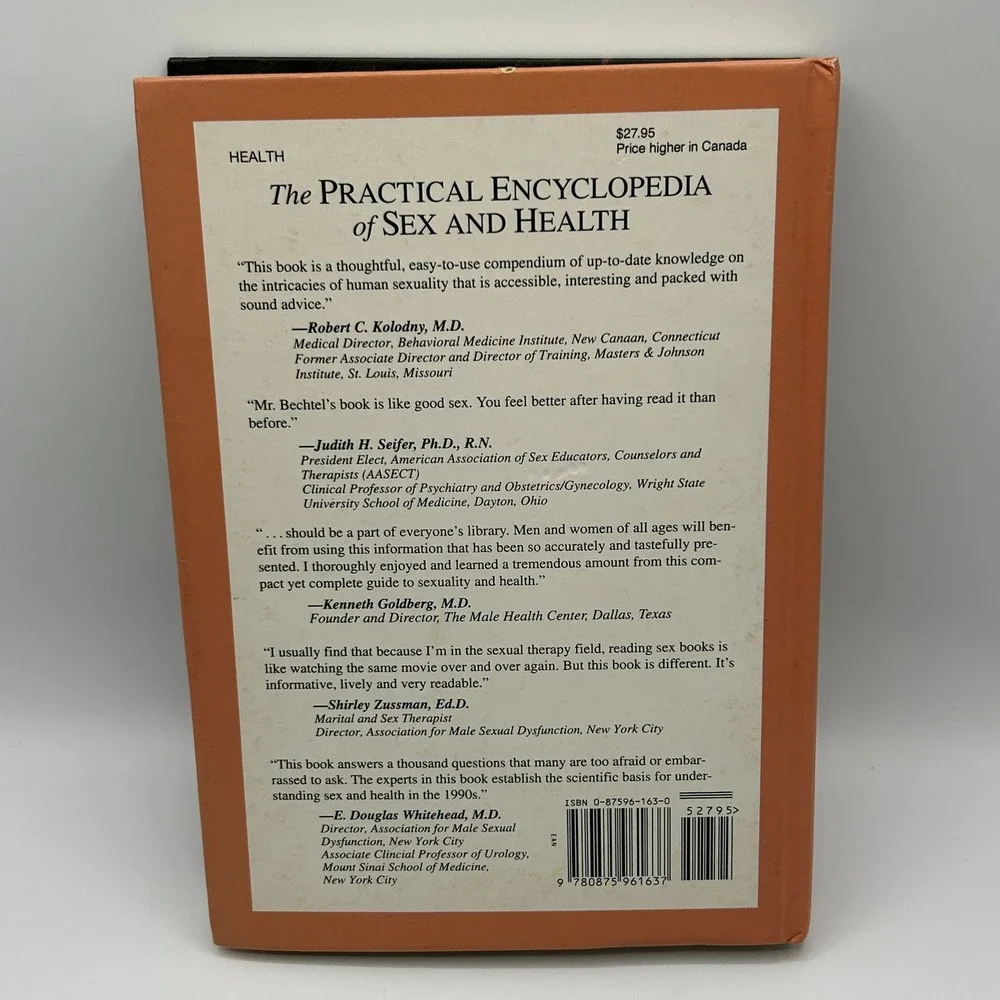 The Practical Encyclopedia of Sex‎ and Health Bechtel Hardcover  1993 120 Facts